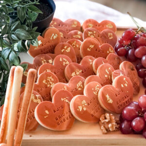 terracotta grazing table cookies